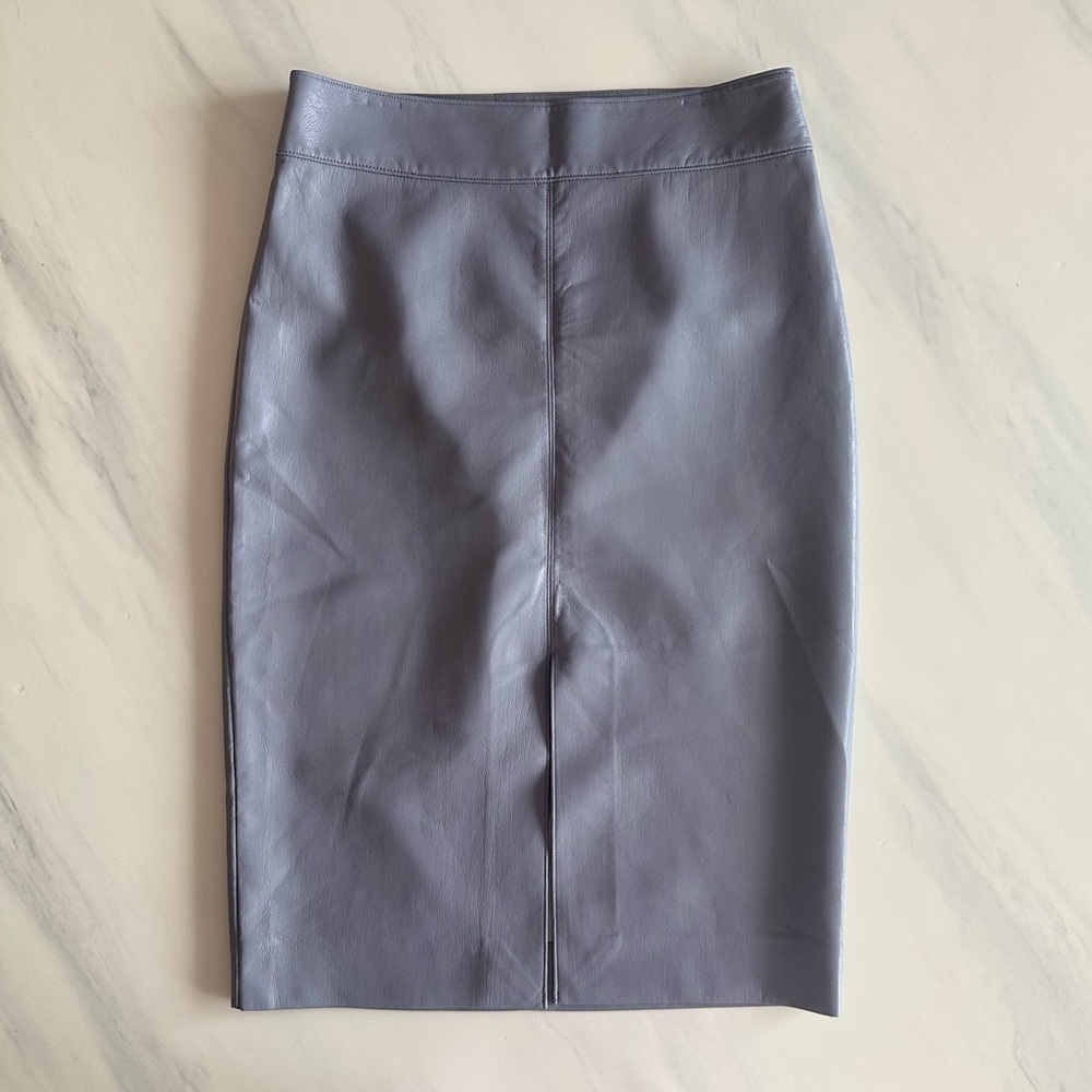 Babaton - Pegu skirt - vegan leather - colour: Ardoise - Size 10